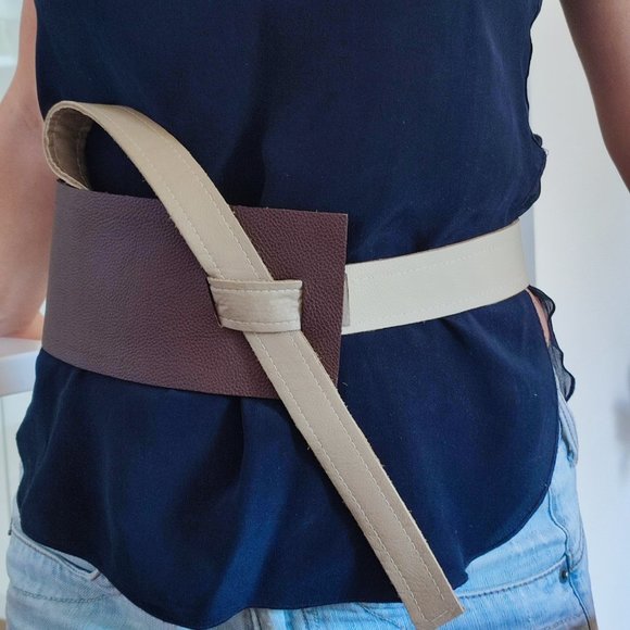 Leather belt